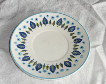Vintage Saucer Marcrest Swiss Chalet Pattern