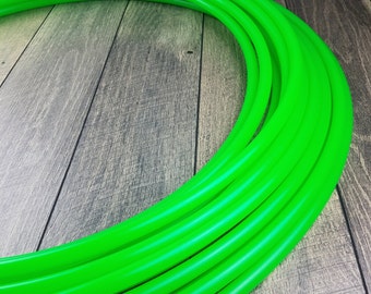 5/8 Polypro: UV Green Hoop- Made to Order