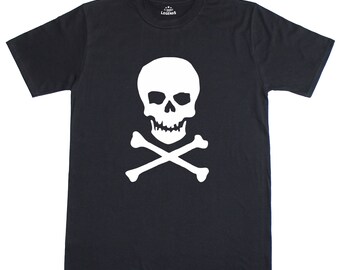 Skull & Crossbones Pirate Fancy Dress Mens T-Shirt