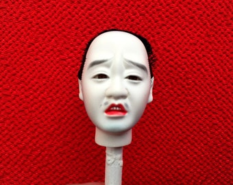 Japanese Doll Head Man's Head (D11-24)