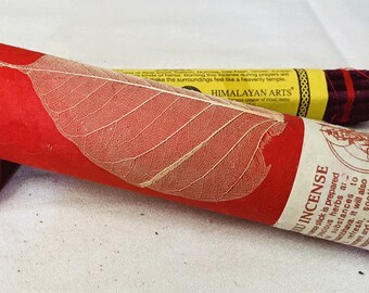Guru Bodhi Leaf Tube Tibetan Incense Sticks..