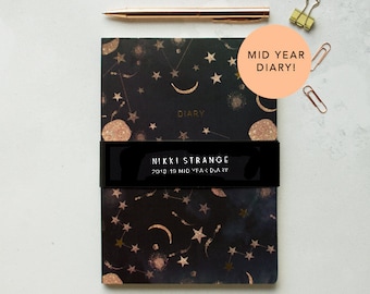 A5 Stars & Constellations Mid year Diary (July 2018-August 2019)