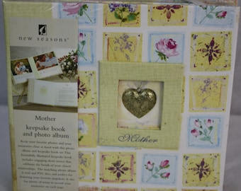 New Seasons Mother Keepsakd Book & Photo Album Yellow