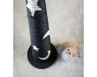 The Wizard's Hat: Magic Edition - Handmade Huge Sisal Cat Scratching Post - Choose Your Favourite Colour