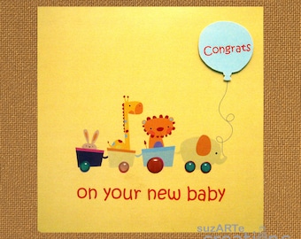 Congrats on your new baby greeting card