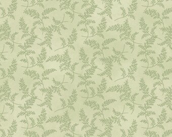 Peaceful Garden Fern Fabric Henry Glass-8692