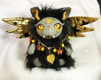 READY TO SHIP, Dreamy Star Creature Art Doll