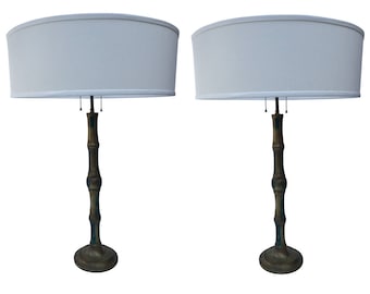 Tall Pair of Pepe Mendoza Table Lamps