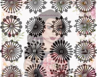 Paper flower centers- DIY