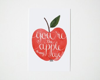You're the apple of my eye / postcard