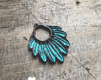 Aqua Patina Headdress - DIY Jewelry