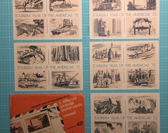 Postcards - Tourism Year of the Americas 1972