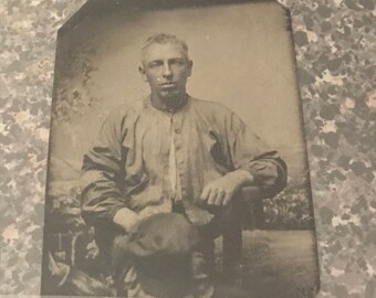 Vintage Tin Type Photograph