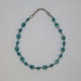 Vintage Blue Glass Beaded Adjustable Necklace