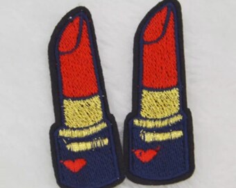Red Lipstick Applique AL41