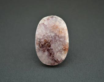Amethyst natural stone cabochon 32 х 21 х 4 mm