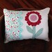 kit; sweet cotton and wool flower pincushion