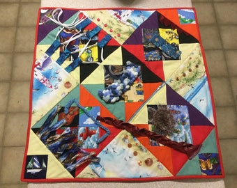 Handmade Fidget Quilt Dementia Alzheimer’s Anxiety