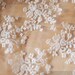 Lace Fabric White Flower Embroidery Soft Wedding Fabric DIY Handmade 51" width 1 yard