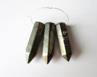Pyrite focal pendant