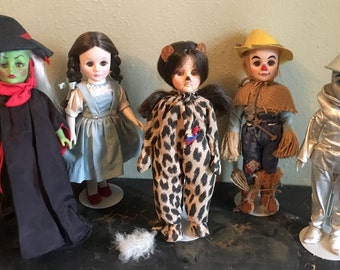 Lot of 5 Vintage Effanbee Wizard of Oz Collector Dolls