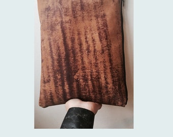 sale Distressed Leather Handbag Clutch Purse Ipad case, Natural, Zippered Bag, cool pouch