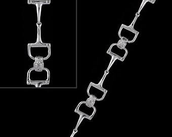 Dee Bit Bracelet, Bit Bracelet, 3 bit bracelet, equestrian bit bracelet, bit jewelry, dee bit jewelry, dee bit, horse jewelry, d bit