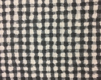 Gingham Kiyohara Canvas Fabric Japanese Import