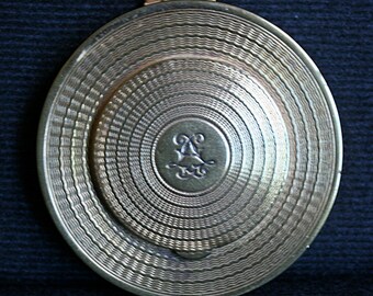 Unusual Lubin Paris Two Layer Vintage Powder Compact