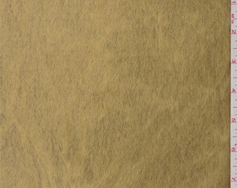 Golden Brown Faux Fur, Fabric By The Yard
