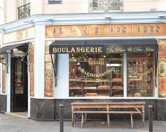 Paris Photography, Parisian Boulangerie, Paris, France, Paris bakery, du pain et des idées, paris wall art, paris decor, rebecca plotnick