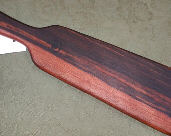 Macassar Ebony Stunning & Rare Miss Rose Paddles Spanking Paddle BOE ME076