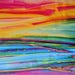 112cm x 42cm Piece of Rainbow River Batik 100% Cotton Fabric