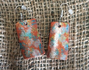 Hand Painted Gourd Earrings