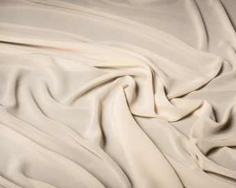 Silk 100% crepe de chine fabric