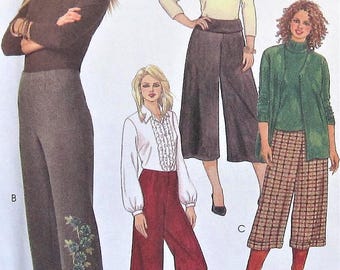 Gauchos Sewing Pattern UNCUT McCalls M5251 Sies 12-18
