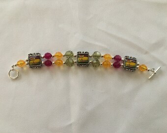 New Orleans Mardi Gras Bracelet