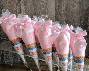 Cotton Candy Ice Cream Cones 12 per order