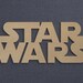 Star Wars Sign, Wood Cutout, Unfinished Sign