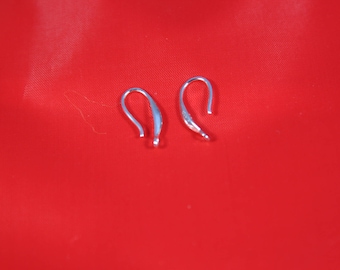 Earrings hook 925 sterling silver, the pair