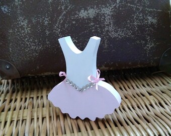 Hand painted and decorated freestanding TuTu decoration