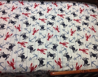 crab crib sheet etsy crab crib sheet