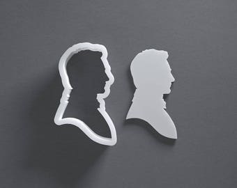 Mr Darcy cookie cutter, Jane Austen, Pride and Prejudice, Fitzwilliam Darcy, Elizabeth Bennet, silhouette