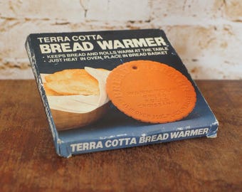 1980's Terra Cotta Bread Warmer