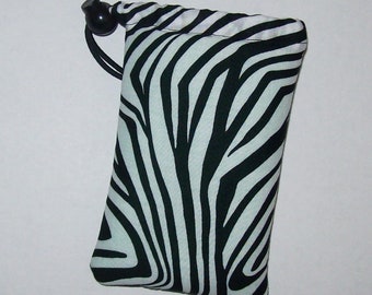 Pipe Pouch, Pipe Bag, Pipe Case, Padded Pouch, Trippy Lines Bag, Black White Bag, Smoke Accessory, Padded Bag, Stoner Gifts - 5" DRAWSTRING