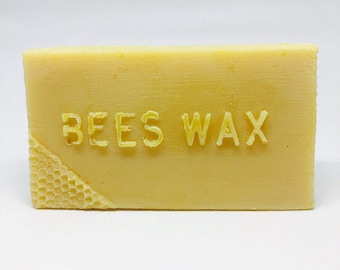 Pure Natural Beeswax 1lb bar