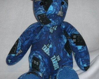 Time Lord- Dr. Who TARDIS print plushie