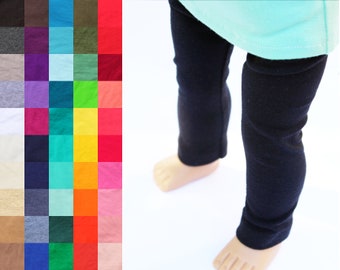 Fits like American Girl Doll Clothes - Leggings, You Choose Color and Length | 18 Inch Doll Clothes