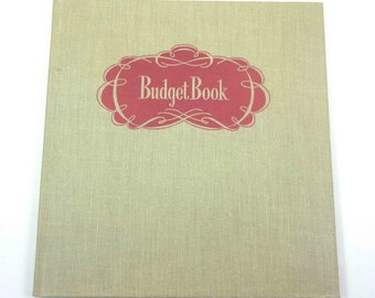 Vintage 1940s Unused Budget or Ledger Book by Whitman