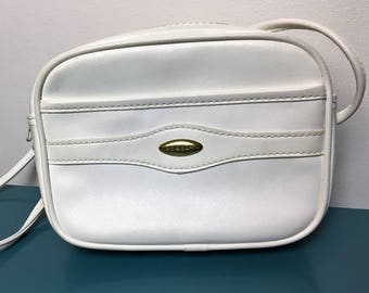 Vintage Liz Claiborne White Crossbody Purse